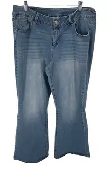 Lane Bryant Women's Boot Cut Slim Leg Denim Size 16