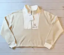 NWT - Game Day Couture - Women’s Michigan State Quarter Zip Sweater - size Large.