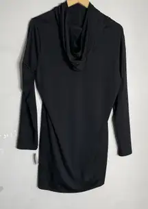 The North Face Tunic Dress XL Flash Dry Black Hooded Long Sleeve Outdoor Hiking