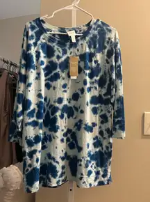 Chicos tie dye thin sweatshirt 