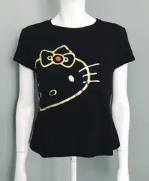Y2K Hello Kitty Gem Tee in Black | Size XL