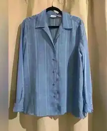 Women’s Blue Liz Baker Button Down