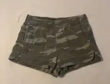 EXPRESS High Rise Camo Shorts