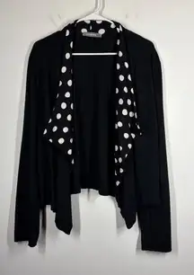 Alembika Polka Dot Cardigan Size 4 or US 12/14