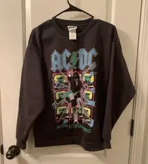 AC/DC Women's Adult Sweatshirt Blow Up Your Video Size Small