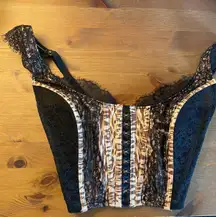 Victoria's Secret VS Dream Angels Unlined Lace-up Corset Top