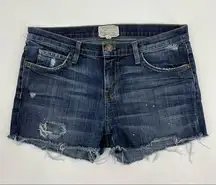 Current Elliot The Skinny Loved Destroy Distressed Made Shorts Size 29