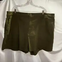 Old Navy OG Chino Short Womens 3x New Green Classic Spring Summer Beach Vacation