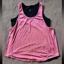 Tangerine Athletic Tank Workout Tank‎ Double Layered Reflective Sz XLarge