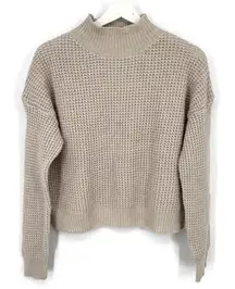 RDI‎ Knit Mock Neck Oatmeal Sweater Small