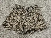 Aerie Cheetah Print Flowy Shorts