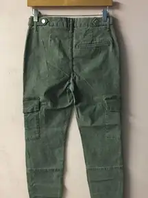 BDG Olive Green Mid-Rise Slim Fit Cargo Pants Size 26 NWT