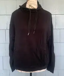 Rachel Zoe Mockneck Hooded Sweatshirt 