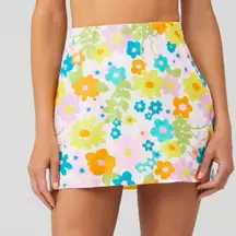 Show Me Your Mumu All Night Skort skirt Petal Pop groovy colorful high floral