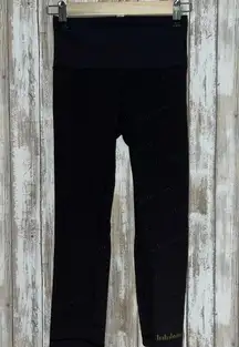 lululemon limited edition wunder train 21" cropped leggings size 4