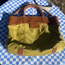 Tumi Nylon and Leather Tote