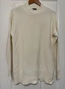 Talbots Women’s Cream Sweater Dress – Size Large Petite