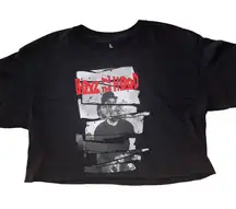 Boys N The Hood Women’s T-Shirt Crop Top Black Size Large 90’s Retro Y2K