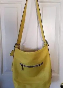 Coach  Purse Yellow Shoulder Bag