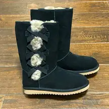 Koolaburra by UGG Women's VICTORIA TALL BLACK Size 7