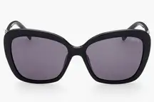58mm Butterfly Sunglasses Emilio Pucci  Shiny Black  Smoke