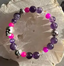 Healing Moon Rising Handmade Protection -Spiritual Growth -Transformation Crystal Healing Bracelet