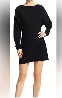 A.L.C. Greer Little Black Mini Dress Long Sleeve Women’s Size 12 NWT