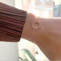 Adore Swarovski Rose Gold Bracelet