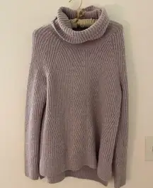 madewell size XS purple turtleneck sweater