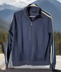 EUC Express Uni Sex Vintage Retro Track Jacket 90s Navy Jogging  USA Jacket‎ - L