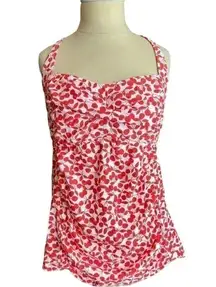 OH Baby Motherhood Cute White Red Cherry Scoop Tankini & Bottoms 2 pc Large Set