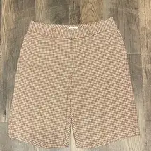 Dockers Plaid ideal fit metro Bermuda Shorts 8