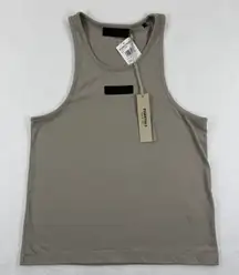 FEAR OF GOD ESSENTIALS Seal Taupe Tank Top Size M