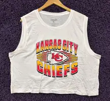 Kansas City Chiefs Team Spirit NFL Gameday Crop Tank Top XXL