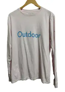 Outdoor‎ Voices Los Angeles long sleeve light pink tee size Medium