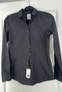 Black Womens Button Up 
