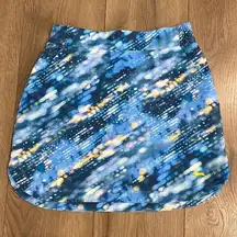 NWOT Slazenger 15” Blue Lights Printed Mid Rise Golf Skort XS