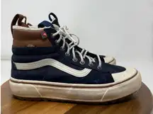 Vans Sk8-Hi MTE-2 Navy‎ Blue Suede Leather High Top Sneaker Women's Size 8.5