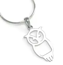 Chi Omega Owl Pendant