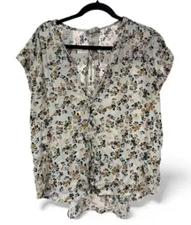 Liz Claiborne Floral Button Up‎ Blouse- Size XLarge