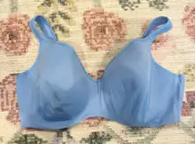 Cacique Womens Lightly Lined Blue Bra Size 42DDD Full Coverage Comfort