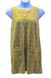 Boden Polka Dot Swim Cover Up Yellow 12