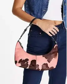 Topshop  cow print leather bag