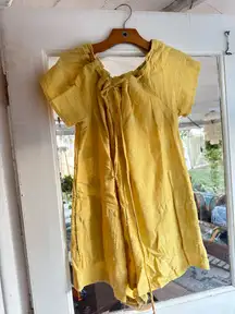 Yellow Free People Romper