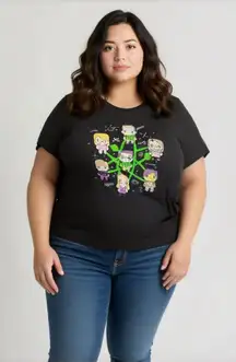 Ripple‎ Junction Womens Tee Size 2X Big Bang Theory Black T-Shirt Top