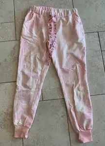 Light Pink Tie Dye Sweatpants