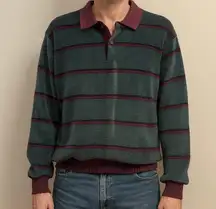 Men's Repage Vintage Velour Striped Sweater, Large