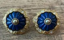 Vintage Joan Rivers Dome Earrings