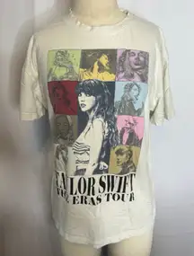 Taylor Swift The Eras Tour 2023 Concert T-Shirt Medium Graphic Band Tee