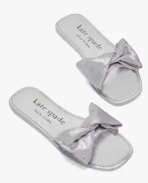 Kate Spade | Bikini Slide Sandals in silver
